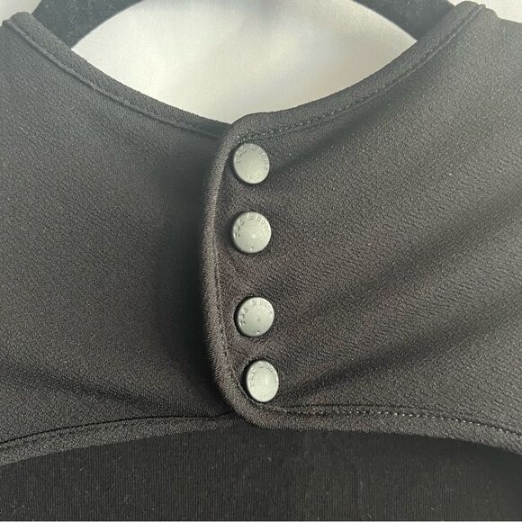 Rag & Bone Black Long Sleeve Mini Dress - Picture 8 of 9